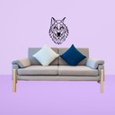 Wolf Wall Art Polygon Art Wall Decor L (24×24)