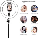 10 INCH RING LIGHT WITH TRIPOD STAND RGB