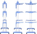 3 Layer Clothes Drying Rack[66D x 73W x 169.5H centimeters](1