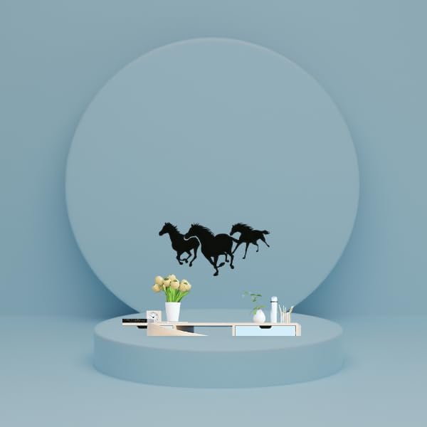 Running Horses Wall Art L (24×24)