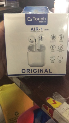 G TOUCH AIR 1 BLUETOOTH HEADPHONES (NEW)